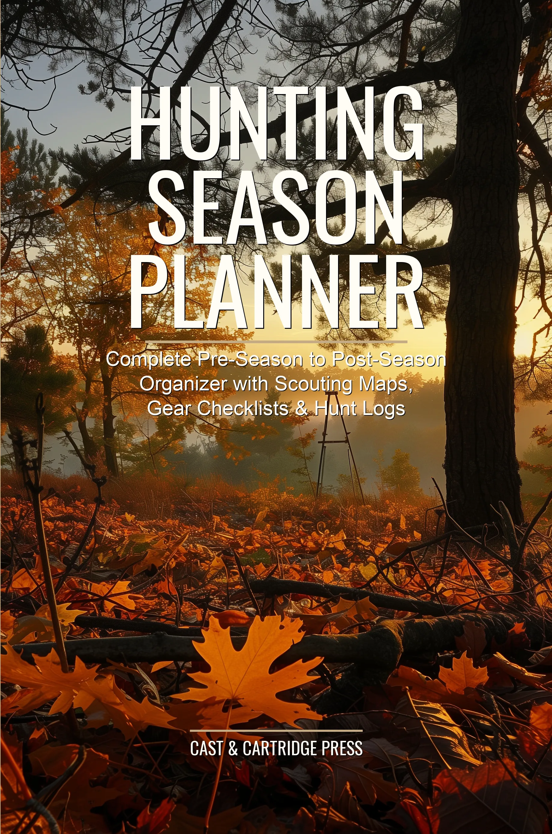 Hunting Season Planner — front cover as printed by Amazon KDP