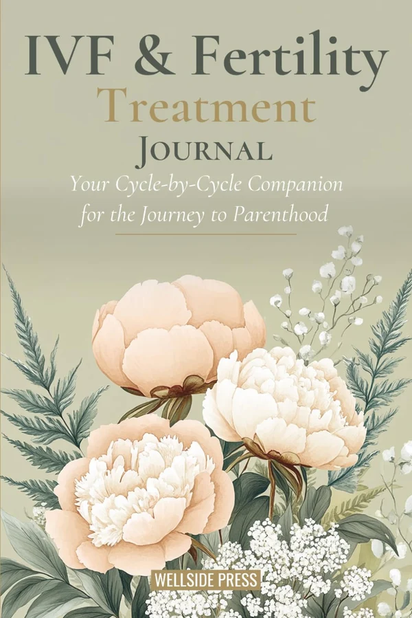 IVF & Fertility Treatment Journal — front cover as printed by Amazon KDP
