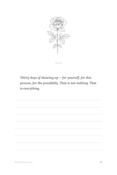 IVF & Fertility Treatment Journal interior page preview — structured journal layout